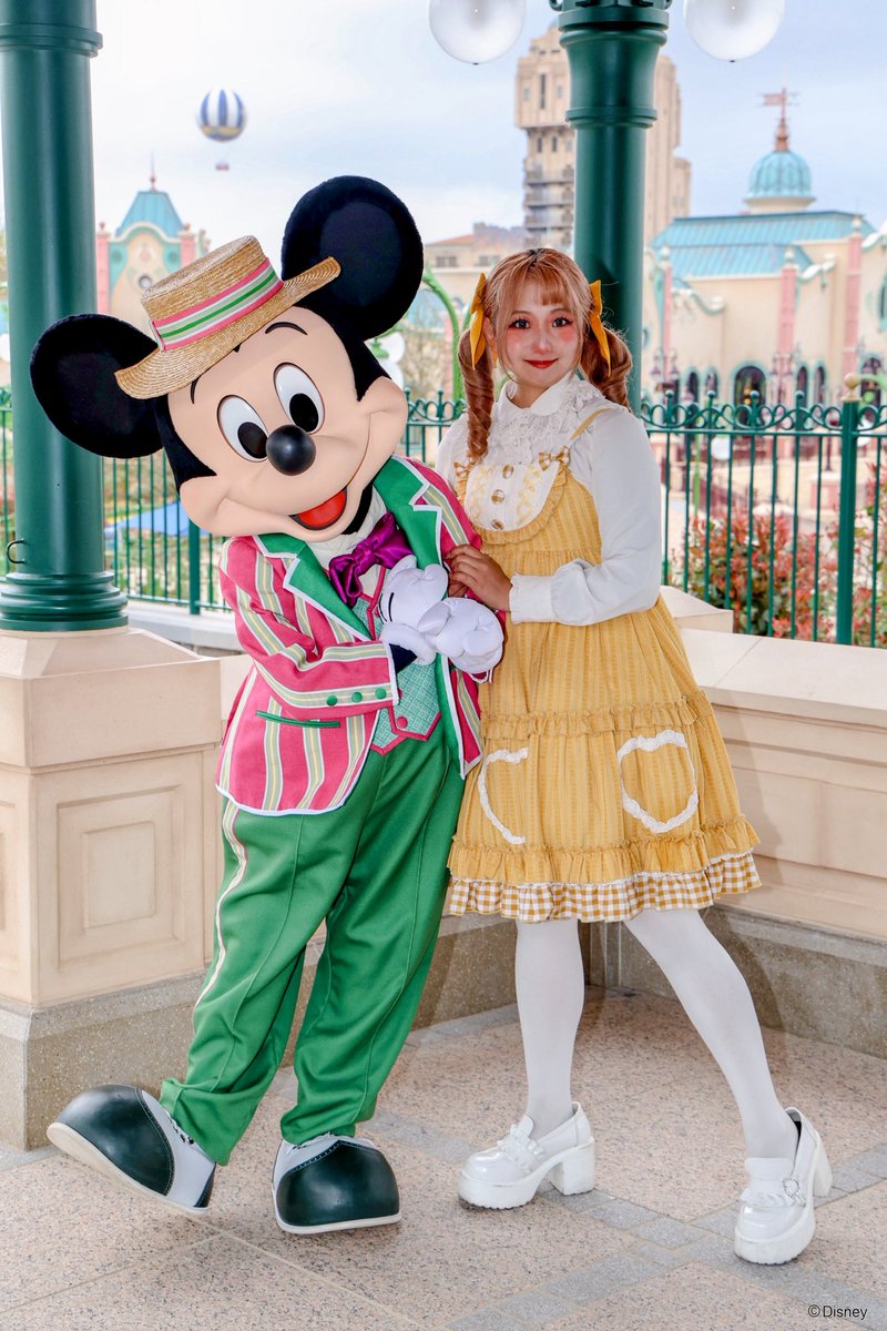 アドベンチャーワールドの衣装のミッキーにも会えました😍