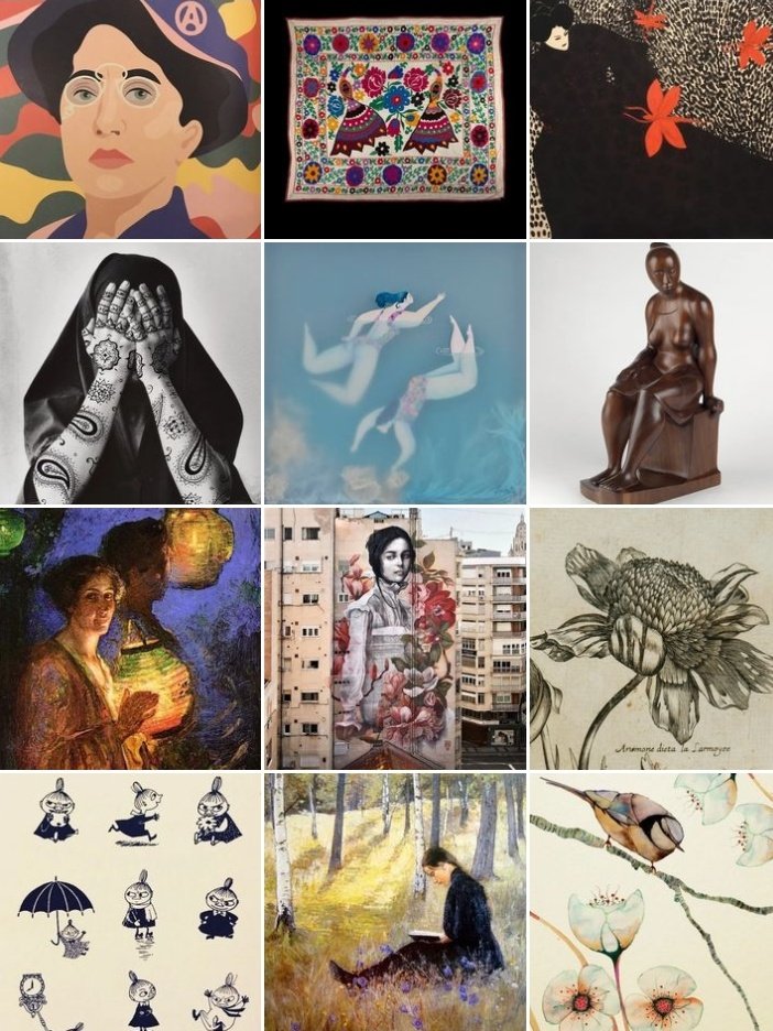 #WOMENSART tweet media