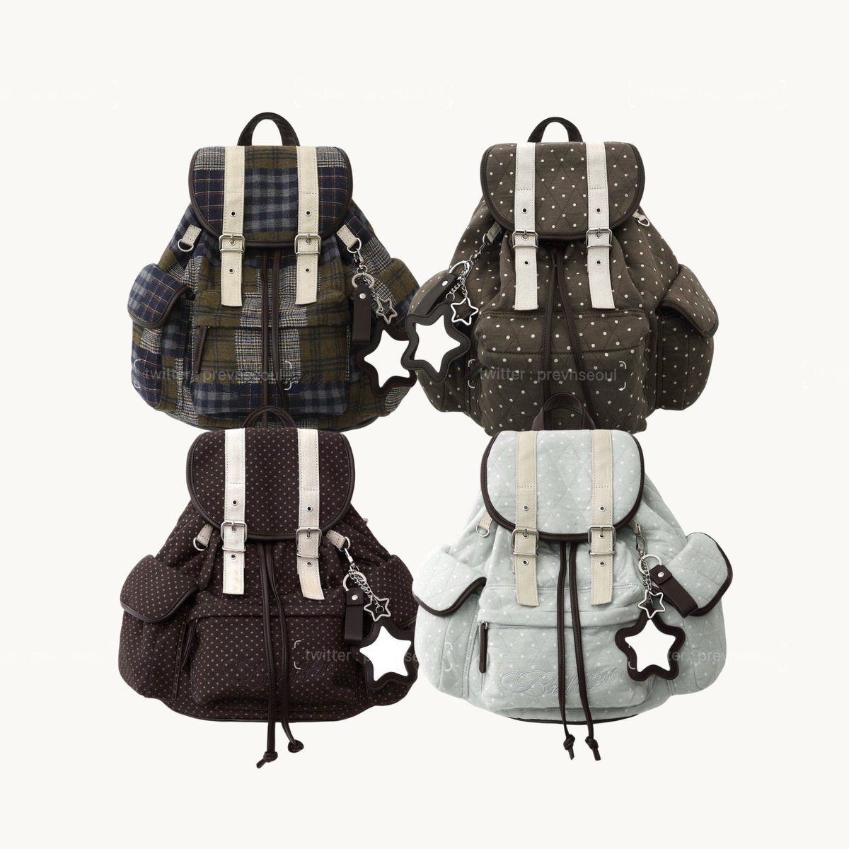 prevnseoul's tweet photo. ꒰ Pre ꒱ Badblue ˚⟡˖ ࣪  🛒🤎👜 ☆⋆｡

charm holder backpack 4 colors
★ ลด 3% เหลือ 2690.- ส่งฟรี (มัดจำ 1350.-)

🛩️ ส่งกลับแอร์ ♡ รับพรีจนกว่าคูปองจะหมดค่ะ
#badblue #พรีเกาหลี #พรีออเดอร์เกาหลี https://t.co/maZOF4mrx1