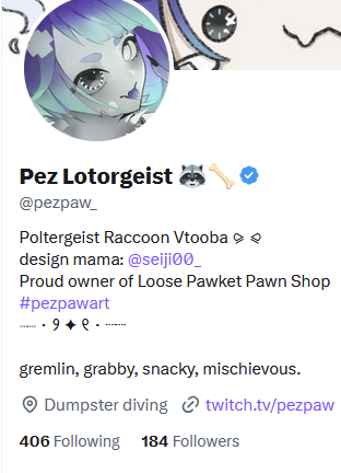 Pez Lotorgeist 🦝🦴 DEBUT TBA tweet media