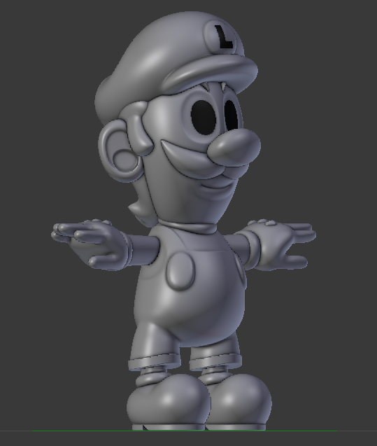 An experiment of mine merging Luigi's RPG promotional artwork with the in-game sprites...