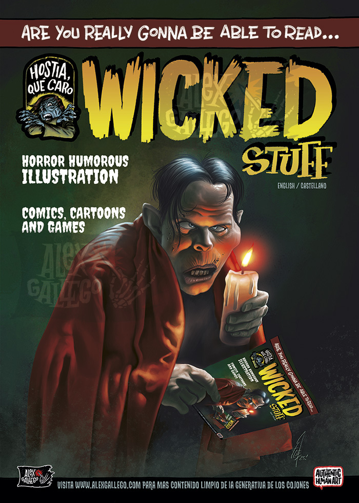 gariebo's tweet image. Ja en producció el número 2 de la revista #wickedstuff que podreu comprar al proper @COMIC_bcn ...