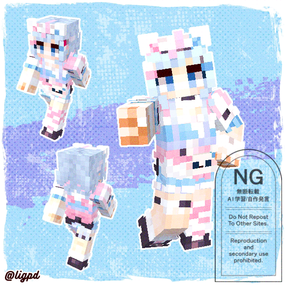 いのうえしろ@マイクラスキン制作します tweet media