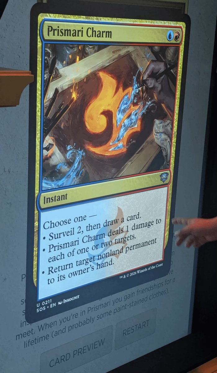 xtiaaaan_'s tweet photo. Me during this spoiler season: Is this a Rog Si card? 🧐

#mtg #cedh #rogsi #strixhaven https://t.co/5h0QEX14Ba