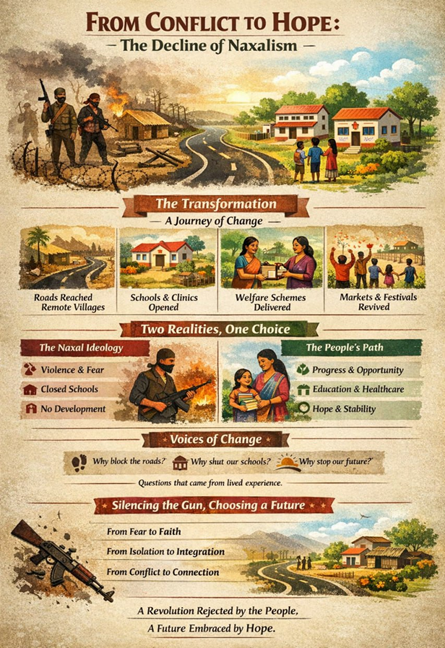 SukhiSukha's tweet photo. Global campaigns silent on Maoist civilian killings (up in some years). Kagaar. 317 neutralised, focus on terrorists – Adivasis gain security. #NaxalFreeIndia https://t.co/fQc0aL5WVi
