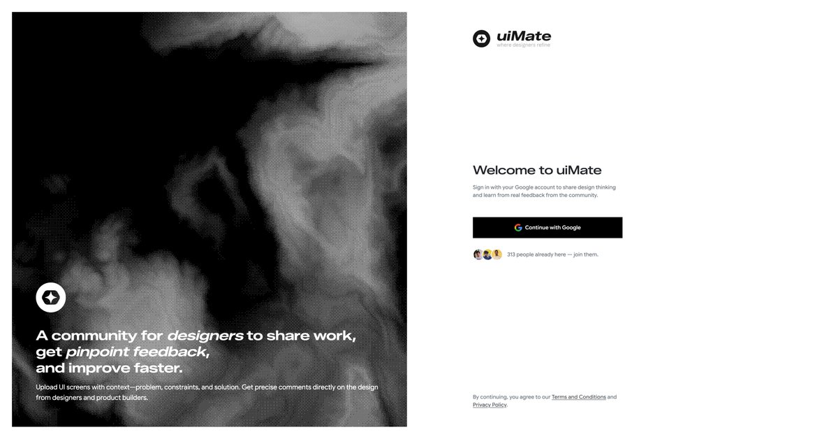 arnab_design's tweet photo. @heyblake https://t.co/EdYyFURIVu 
the all-in-one platform for UI/UX designers. Share your work, get pinpoint feedback on exact areas of your screens, discover design jobs &amp; resources, and grow your career. Everything a designer needs in one place. https://t.co/T2PZVJEM7i