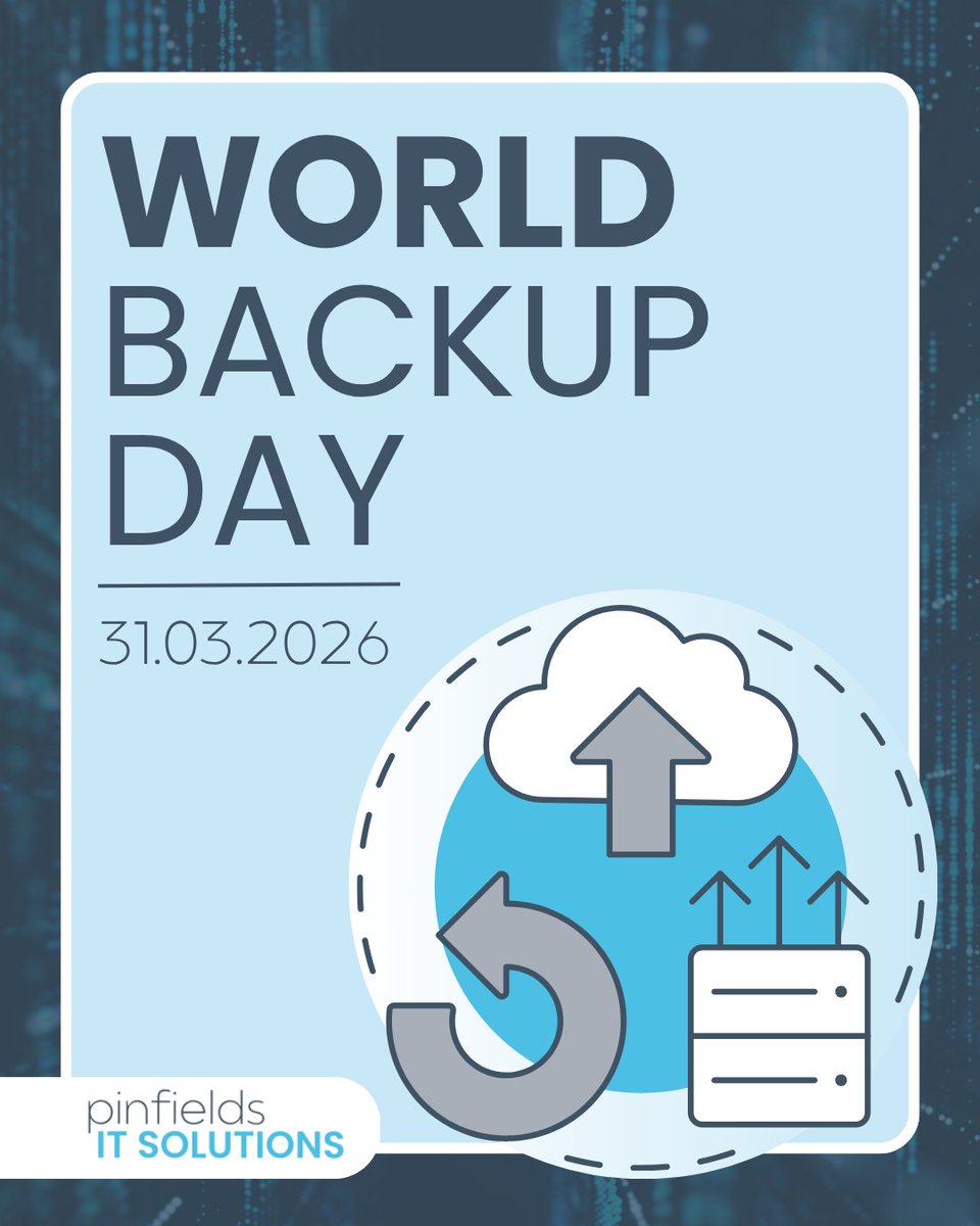 Today is #worldbackupday!

Backups are a core part of the services we offer to keep our customers data secure both on-site, off-site and in the cloud.

We partner with industry experts in #backupsolutions, allowing us to recover your data should the worst happen.
