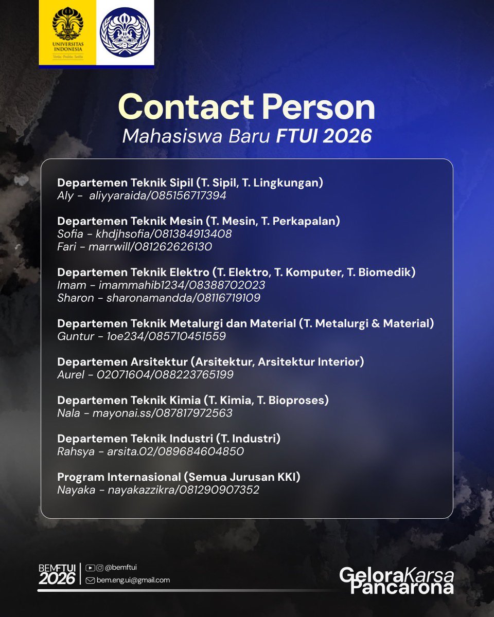 BEM FTUI 2026 tweet media