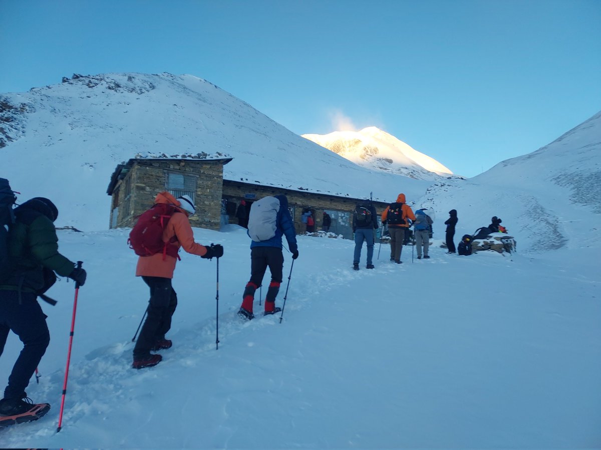 TreksKing's tweet photo. Annapurna Circuit &amp; Tilicho Lake Trek – 19-Day Adventure
Cross Thorong La Pass &amp; reach Tilicho Lake in one epic journey.

 Booking OPEN for 2026 &amp; 2027 https://t.co/cL8ABasWMp

 “One trek. A lifetime memory.”

#AnnapurnaCircuit #TilichoLake #NepalTrekking #MountainKingTreks https://t.co/adOSQfrUzB