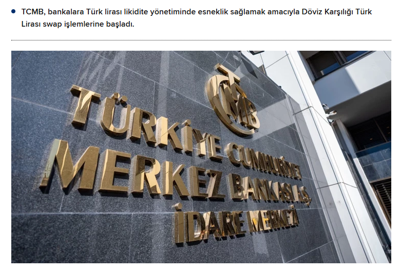 KeremSerindere1's tweet image. TCMB, döviz karşılığı Türk Lirası swap işlemlerine başladı
CNBC-E
#TCMB #SWAP