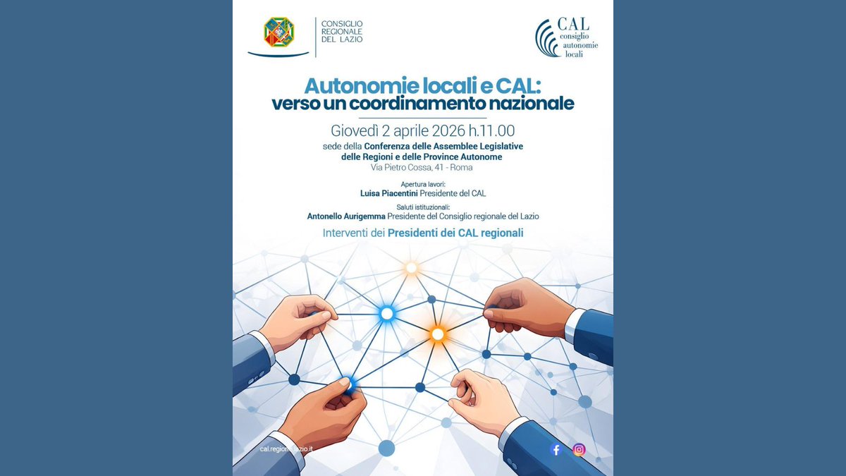Conferenza Assemblee Legislative delle Regioni tweet media