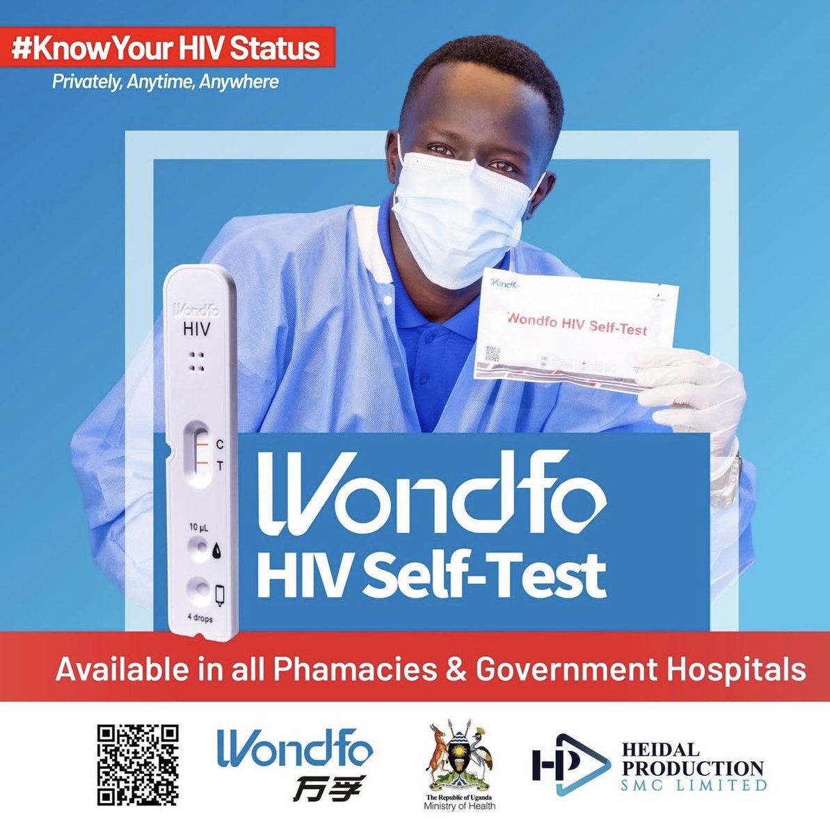 Wondfo HIV Self-Test Uganda tweet media