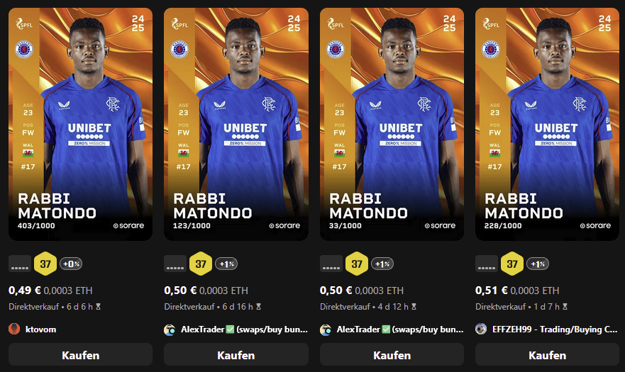 Sorare Trading Coach tweet media