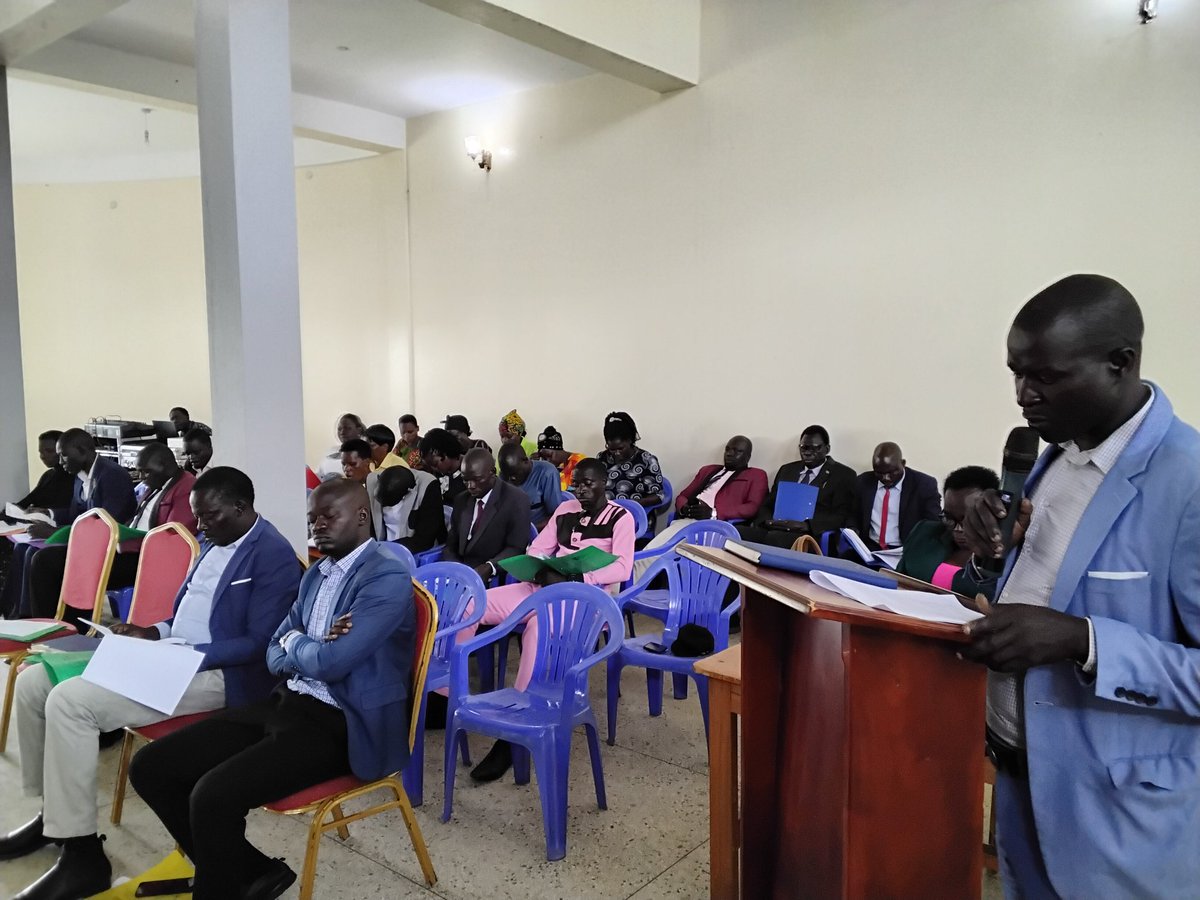 AmuriaDLG's tweet photo. The District Council sitting is on. Among the business  on the order paper is laying of the draft budget for 2026/2027 F/Y https://t.co/NGSal0OGLR