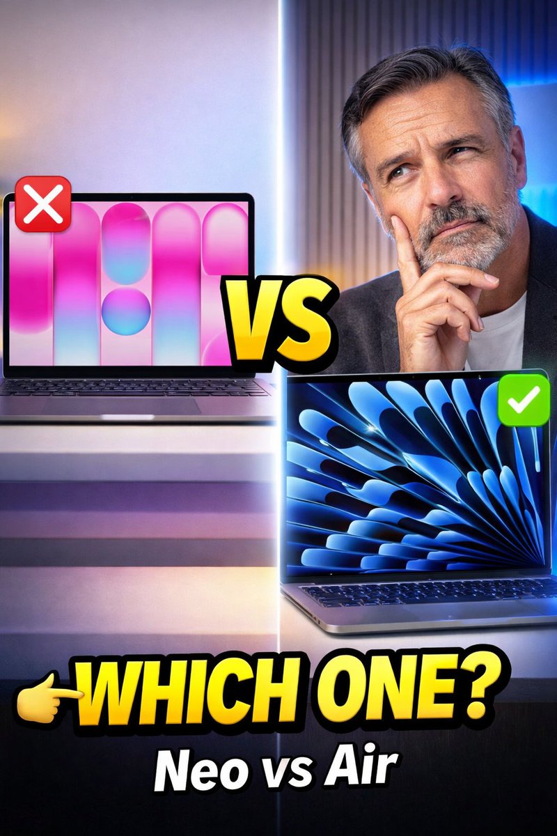 usatechdeals's tweet image. MacBook Neo vs MacBook Air — which one should you actually buy?

The cheaper option isn’t always the smarter one… and this is where most people make a mistake.

👉 Watch the full video before you decide:
youtu.be/dwPmi3ZaR0U

#MacBookNeo #MacBookAir #TechShorts