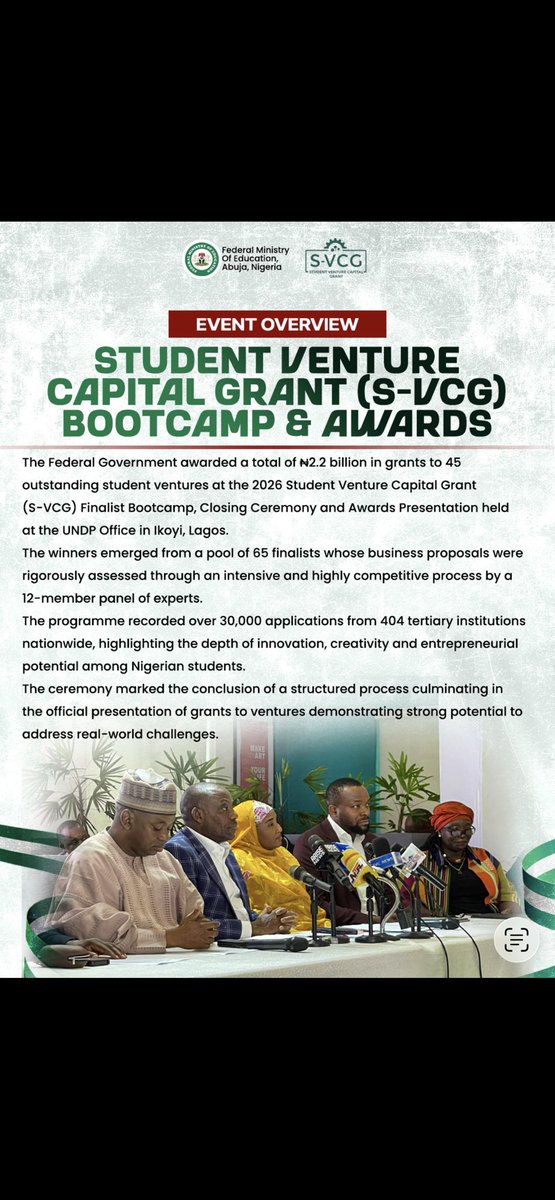 Federal Ministry of Education tweet media