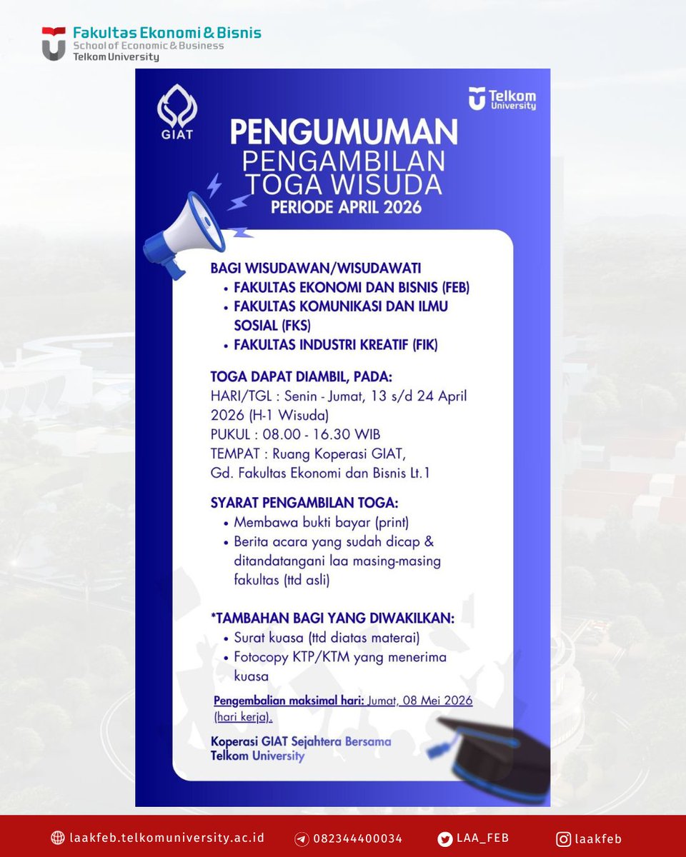 Layanan Akademik FEB tweet media