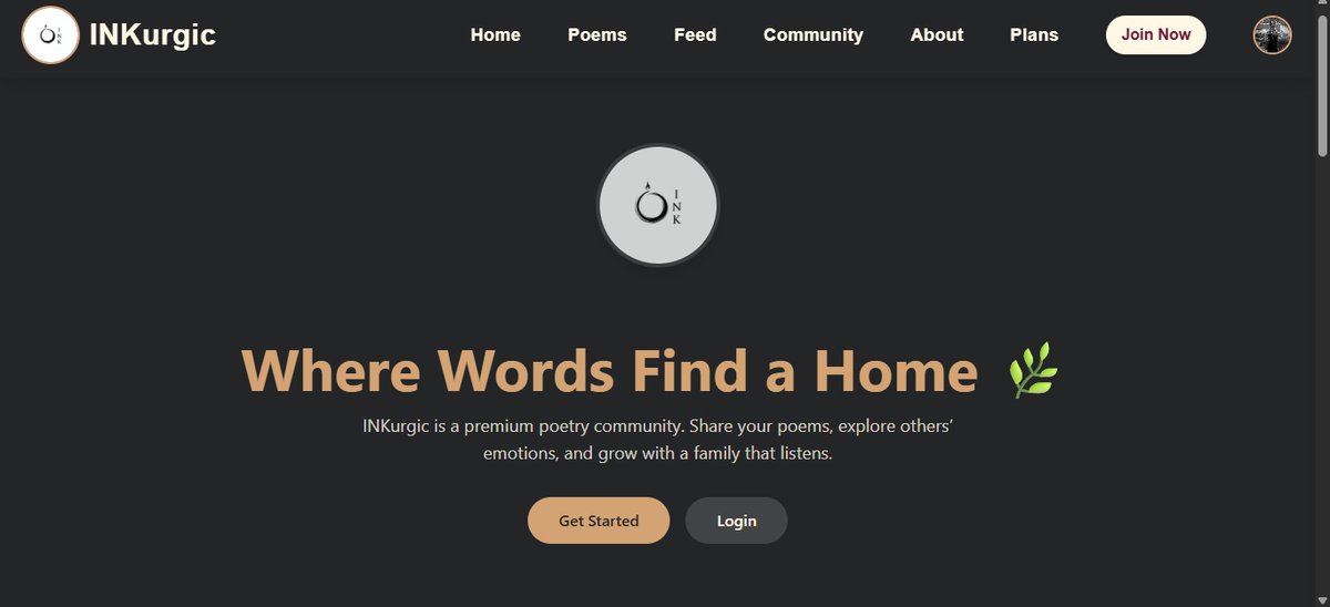 AyomideOct_68's tweet photo. I’ve been stuck at 19 followers for a year but I haven’t been building in public. I’m currently working on INKurgic: a creative space for writers, ideas, and expression. And I’m building it with React.
From today, I’ll share everything:
– the process
– the struggles
– the growth https://t.co/Irj3YVnwQE