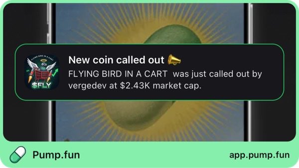 Flying Bird In A Cart tweet media