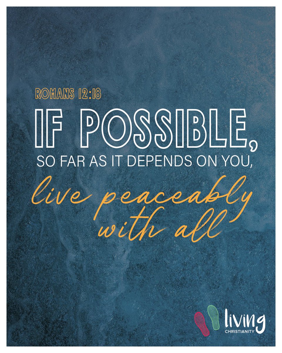 livingchristorg's tweet image. Romans 12:18 #livingchristianity #faith #society #followingjesus