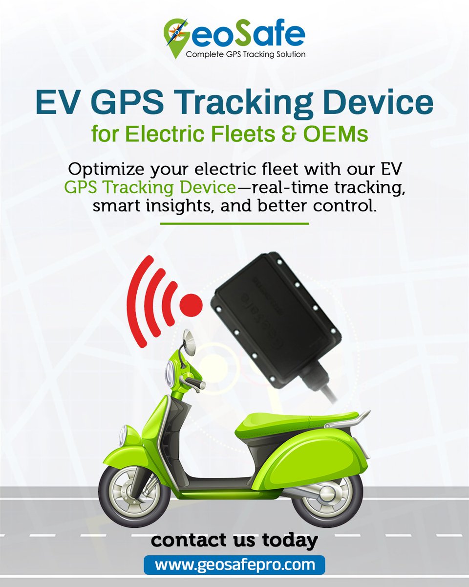 SafeGeo91118's tweet photo. Power your electric fleet with smarter tracking 

Upgrade your EV fleet management today with GeoSafe.
🌐 https://t.co/KklDn6EmwN

#GeoSafe #EVGPSTracking #GPSTrackingDevice #ElectricFleet #FleetManagement #VehicleTracking #SmartTracking #RealTimeTracking #EVTechnology https://t.co/tVPQoXcT13