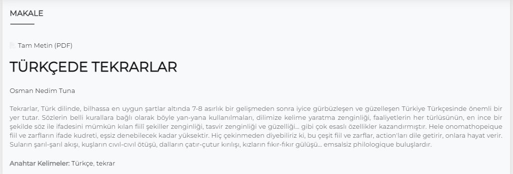 TUDED Türk Dili ve Edebiyatı Dergisi tweet media