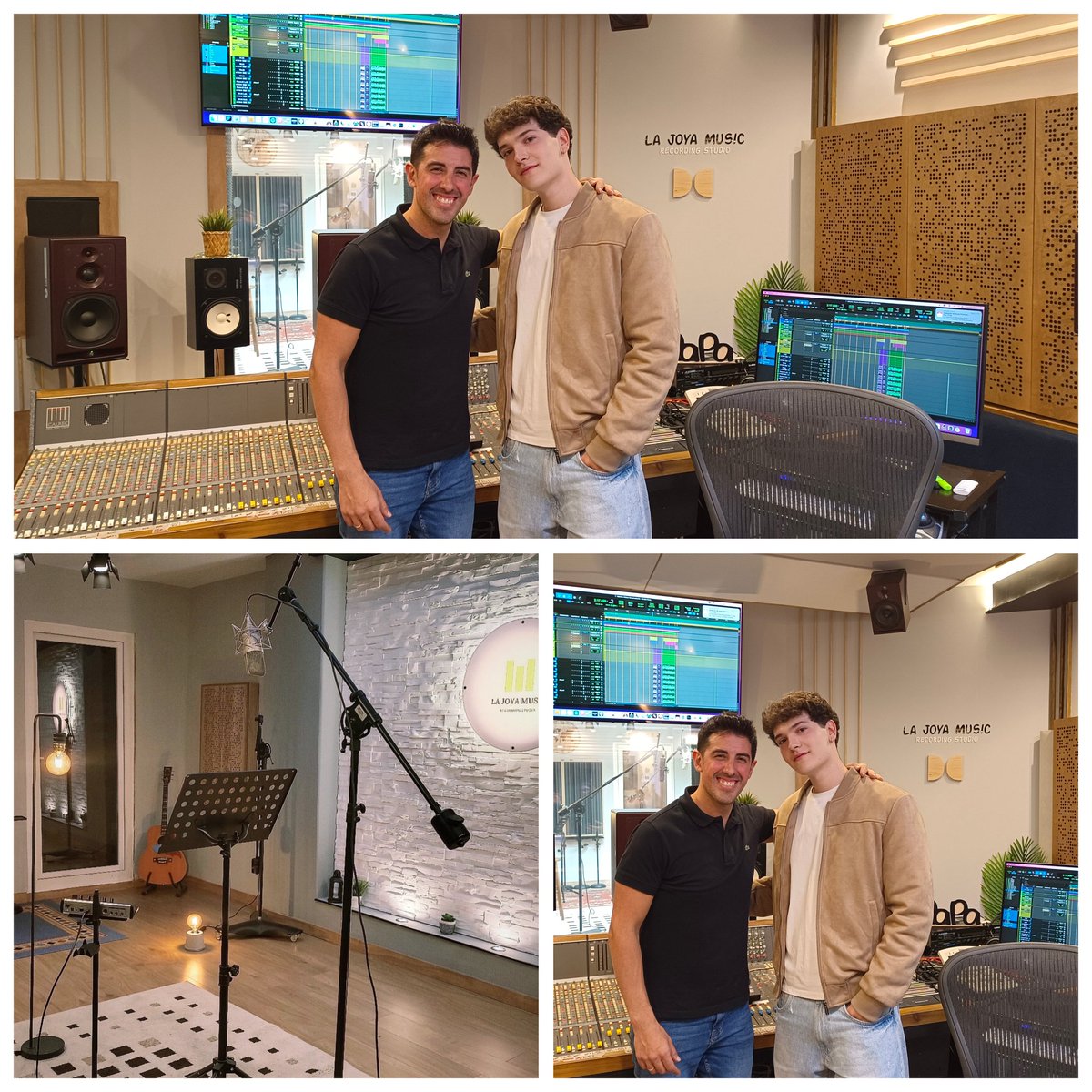estudiolajoya's tweet image. Ayer tuvimos el placer de recibir en La Joya Music a Javier Crespo. @xrespo_ @javicrespo

Ganador de La Voz España 2022 y concursante de Operación Triunfo 2025.
 
Que bueno fue verte Javier. 
 ¡Gracias por elegirnos! 
💚⚪🙌🏻✨🙂🔴📸

#LaJoyaMusic #estudiodegrabacion #grabación