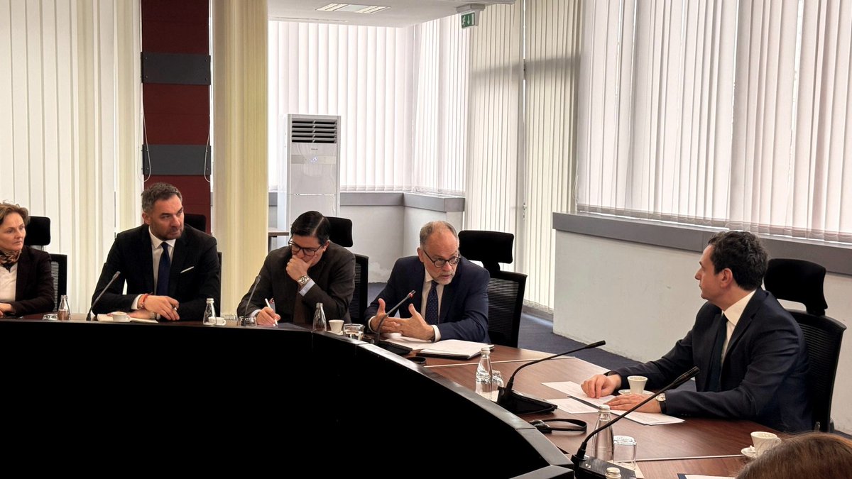 UN_Kosovo's tweet photo. Excellent discussion with @albinkurti  on @UN_Kosovo Team support for sustainable development that benefits all people in Kosovo. https://t.co/rG60avlytJ