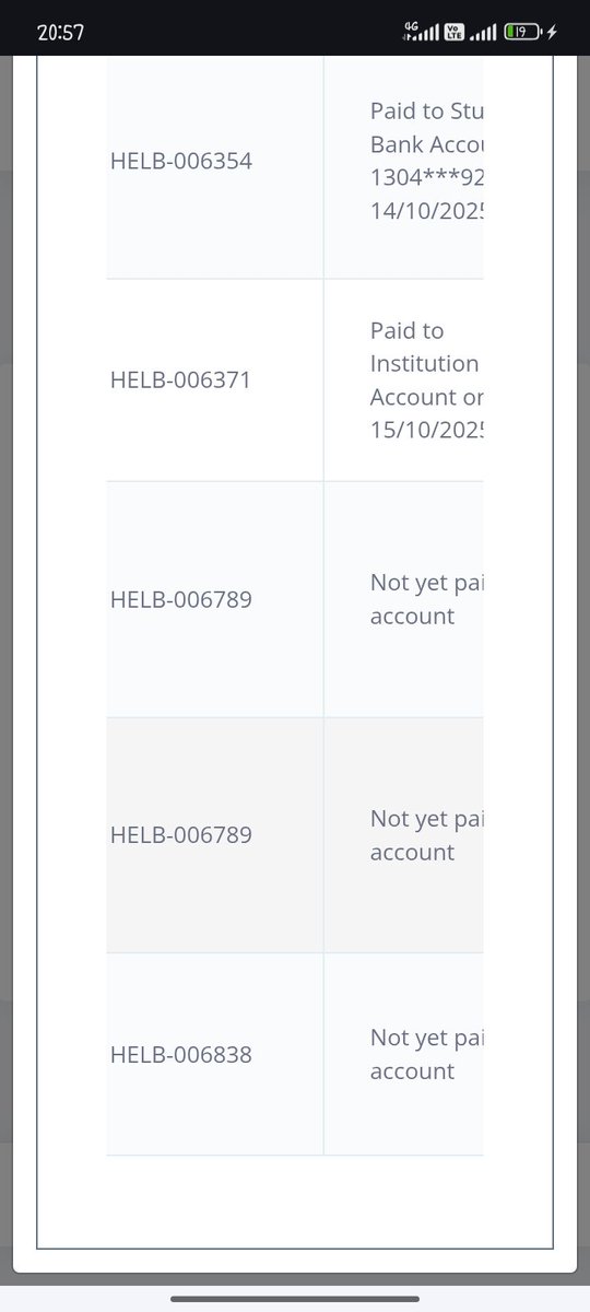 ExodusTurklee's tweet photo. @HELBpage @HELBpage not yet paid to account Hadi lini jamani 🫴🫴🫴 https://t.co/1Pj39lCyN4
