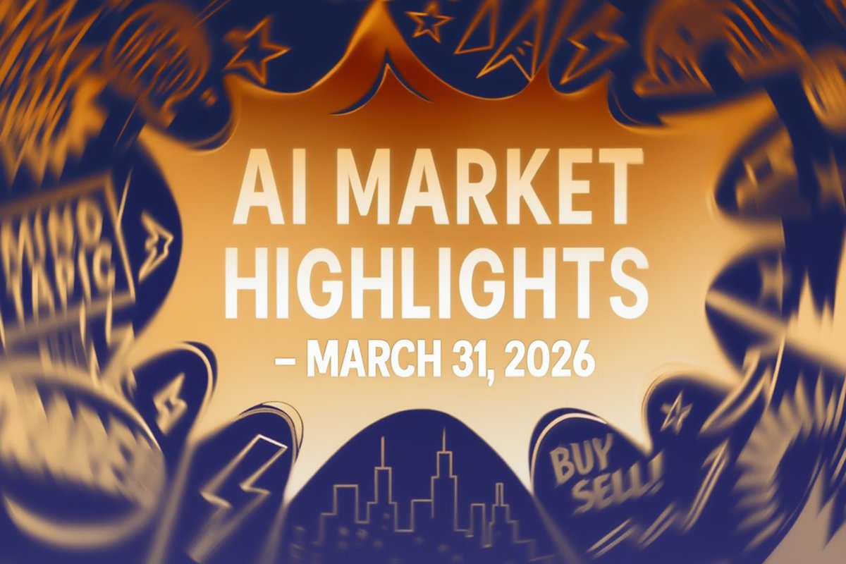 ZhenPatel's tweet image. 🤖 #AIMarket Highlights – Mar 31, 2026

📈 $NVDA extends rally on hyperscaler AI capex surge
🧠 $MSFT embeds Copilot agents deeper into enterprise stacks
🇺🇸 US accelerates #AI infra + data center expansion
📉 AI SaaS lags as margins compress vs infra plays
#NeuralArB #TechStocks