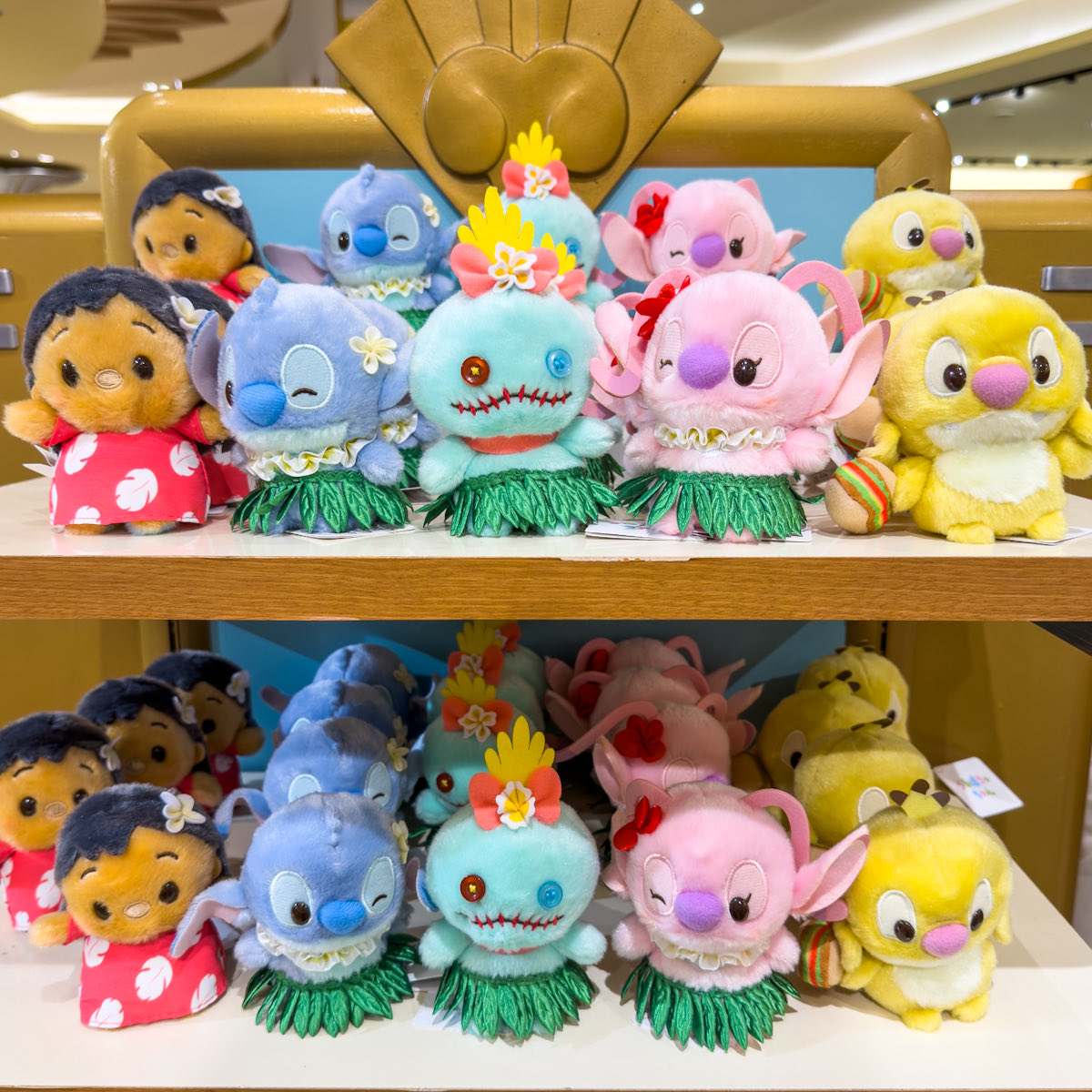 ディズニーストア」 スティッチ、リロ、スクランプ、エンジェル