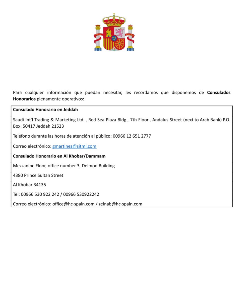 EmbEspaña en A.Saudí tweet media