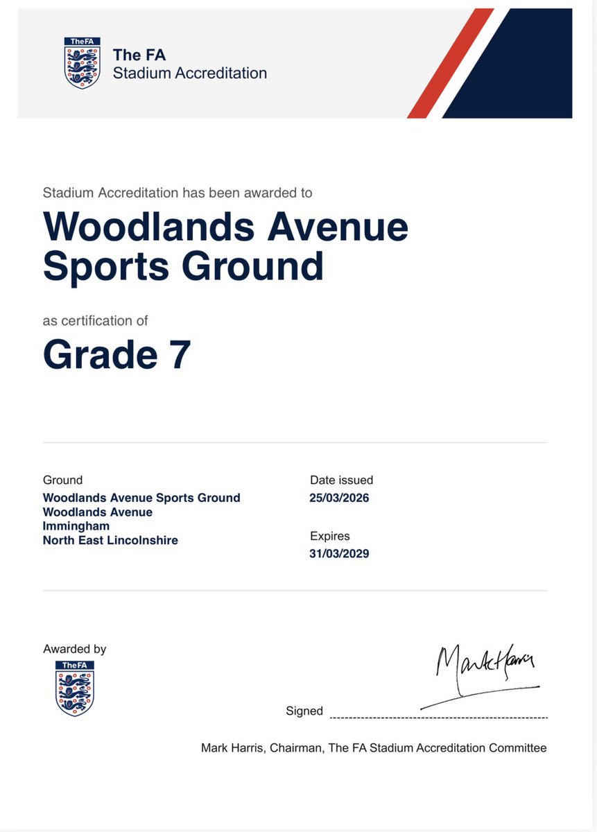 Immingham Town FC tweet media