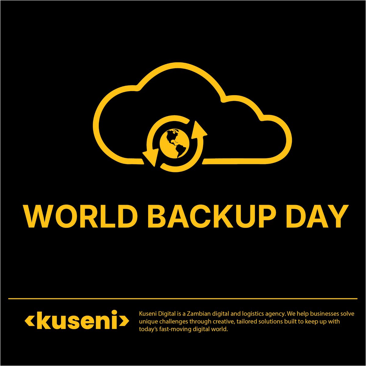 KuseniDigital's tweet image. It’s World Backup Day!

If your phone or laptop disappeared right now… would your files survive? 

✅ Back it up
✅ Back up the backup 😂
✅ Sleep peacefully tonight 😌

Don’t risk your work, memories, or business data.

#WorldBackupDay #BackupYourData #NoRegrets