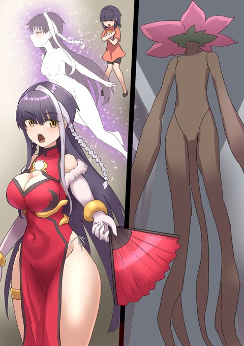 新しいイラスト、展開に悩んでます
このあとどうやっておっぱい出すか考えている 