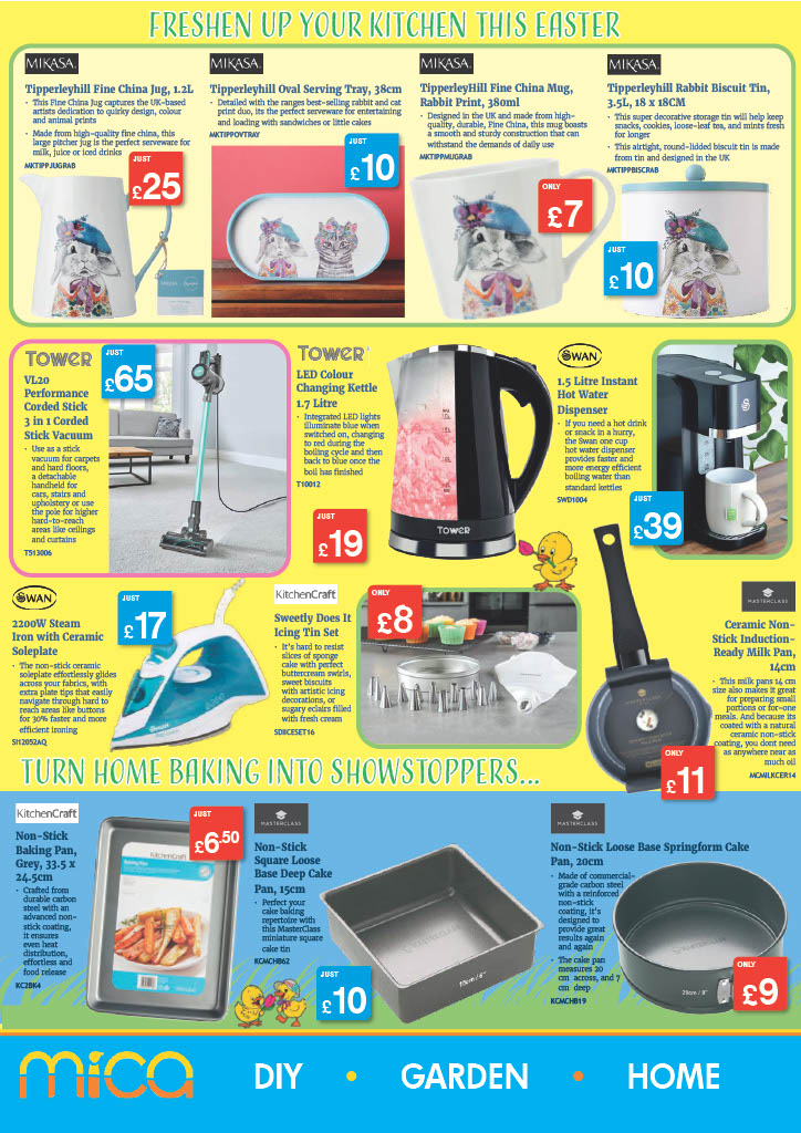 KenQHardware's tweet photo. Our Easter special offers are running now, until 11th April.
Hopefully, most of you will receive our leaflet through the post, but if you don't, I've attached the pages here or you can see the whole list on our Website under the promos tab for March/April. #Porterin #IOM https://t.co/8P4Xmebmm1