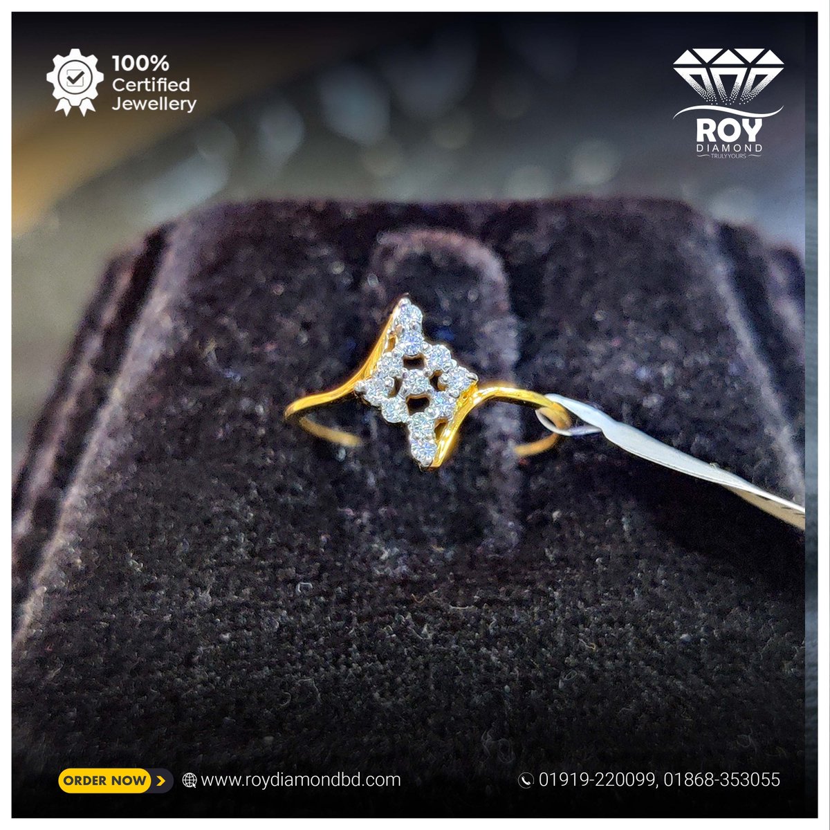 roydiamondbd's tweet image. 💍 Diamond Ring এর উপর Roy Diamond এ বিশেষ ছাড় চলছে 💎

👉 Price জানতে “𝐏𝐑𝐈𝐂𝐄” লিখে কমেন্ট করুন অথবা ইনবক্স করুন।

#RoyDiamond #DiamondRoy #রয়_ডায়মন্ড #ডায়মন্ড_রয় #DiamondJewellery #UttaraJewellery #DhakaDiamond #DiamondRing #DiamondRingOffer #DiamondJewellery