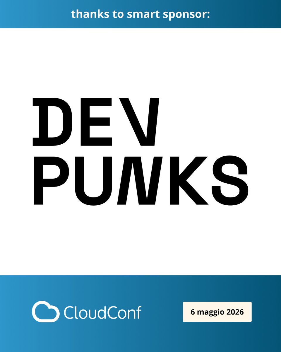 CloudConf tweet media