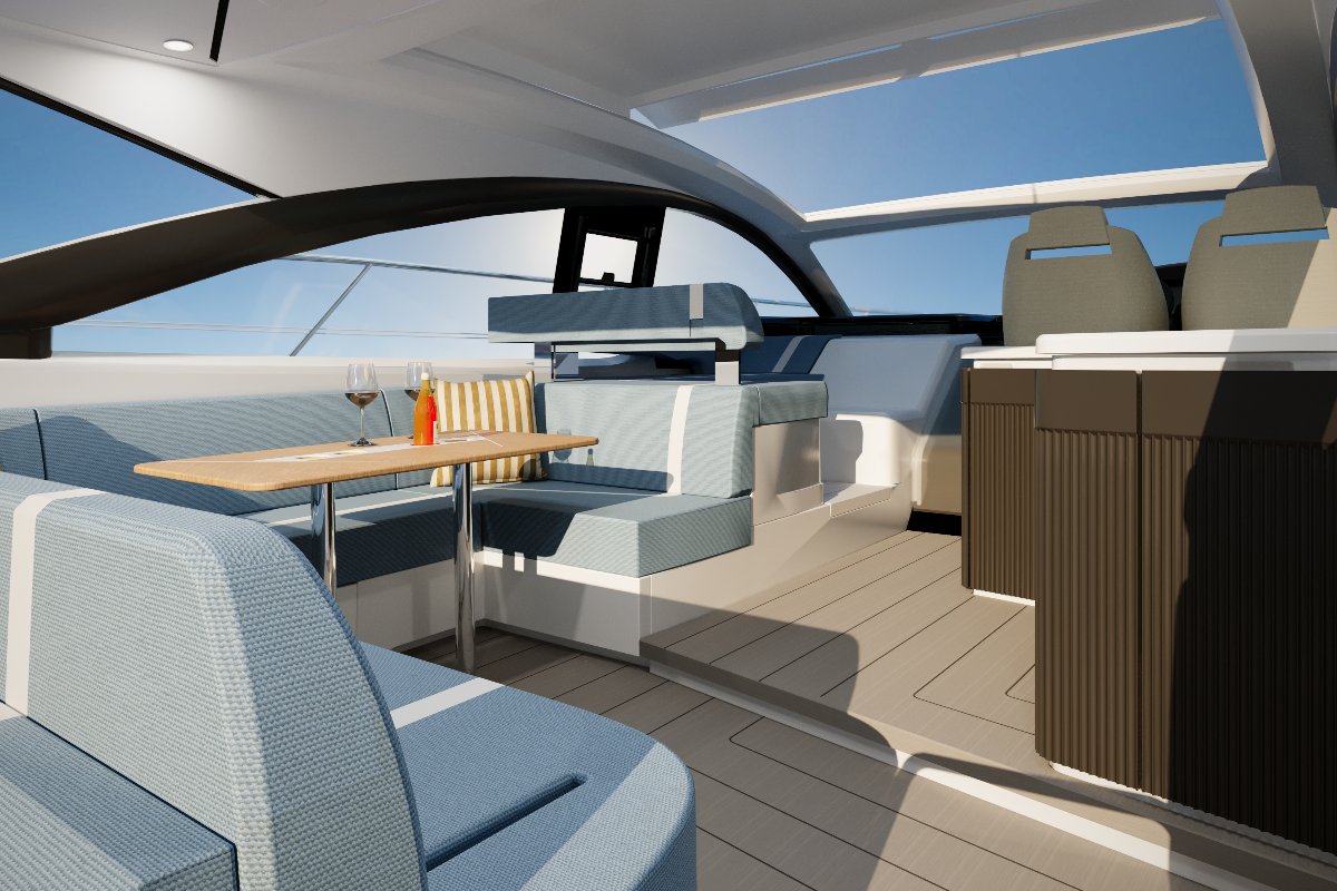 MarineUnltd's tweet photo. Boat Of The Week - NEW 2027 Fairline Targa 47 OPEN! Available from this dealership for delivery November 2026. Sleeps 4 in 2 cabins. Part exchange considered! View a Fairline Targa 47 OPEN with us at the Palma Boat Show!  sales@marineunltd.com   https://t.co/pZmjeSfcSR https://t.co/U28PsUGemf