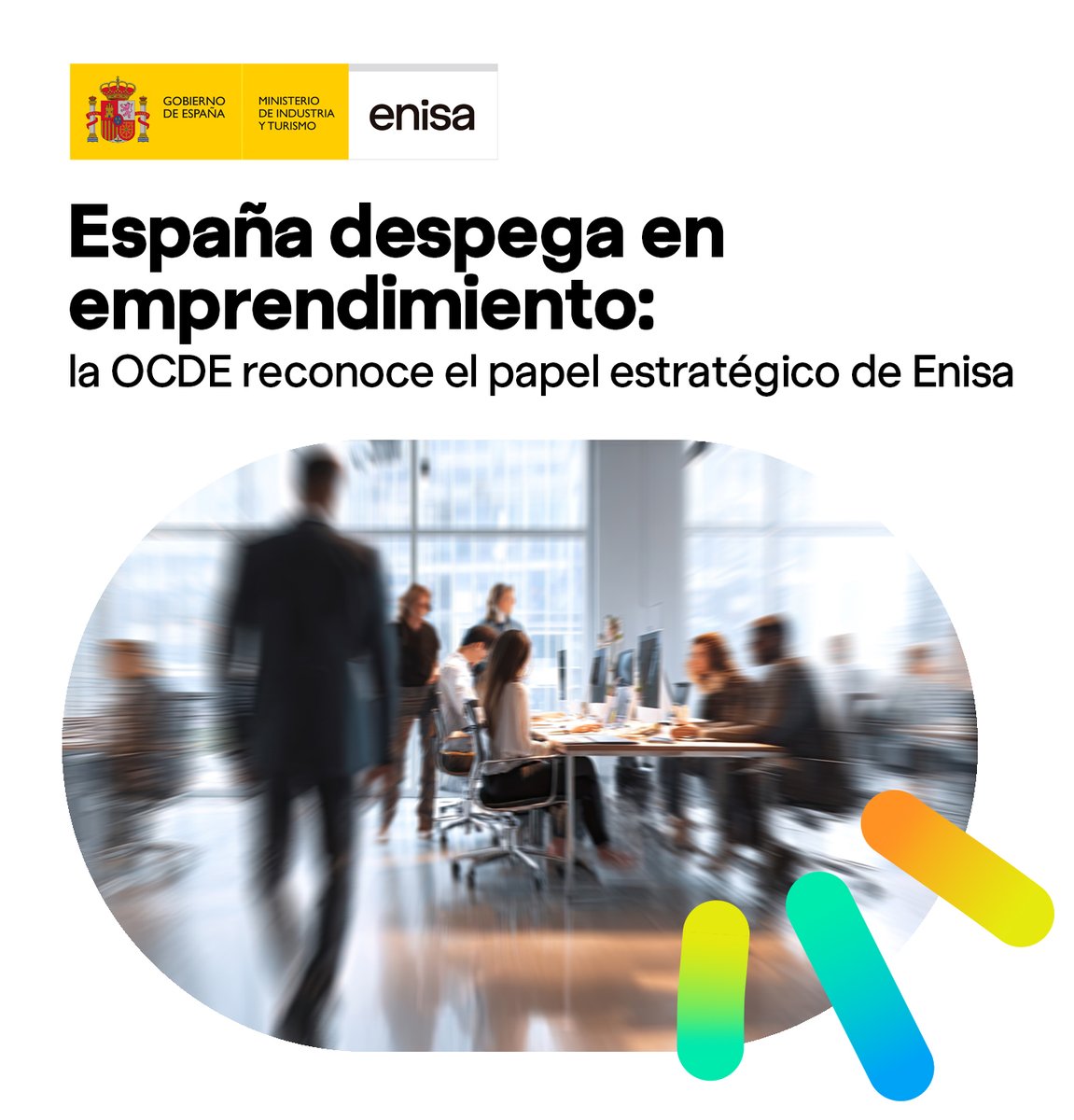 enisa's tweet image. #SomosEnisa La @ocdeenespanol reconoce el papel estratégico de Enisa @minturgob

📊El informe Entrepreneurial Ecosystem Diagnostics of Spain sitúa a #España como uno de los ecosistemas emprendedores más dinámicos de Europa y a #Enisa como instrumento público clave en la