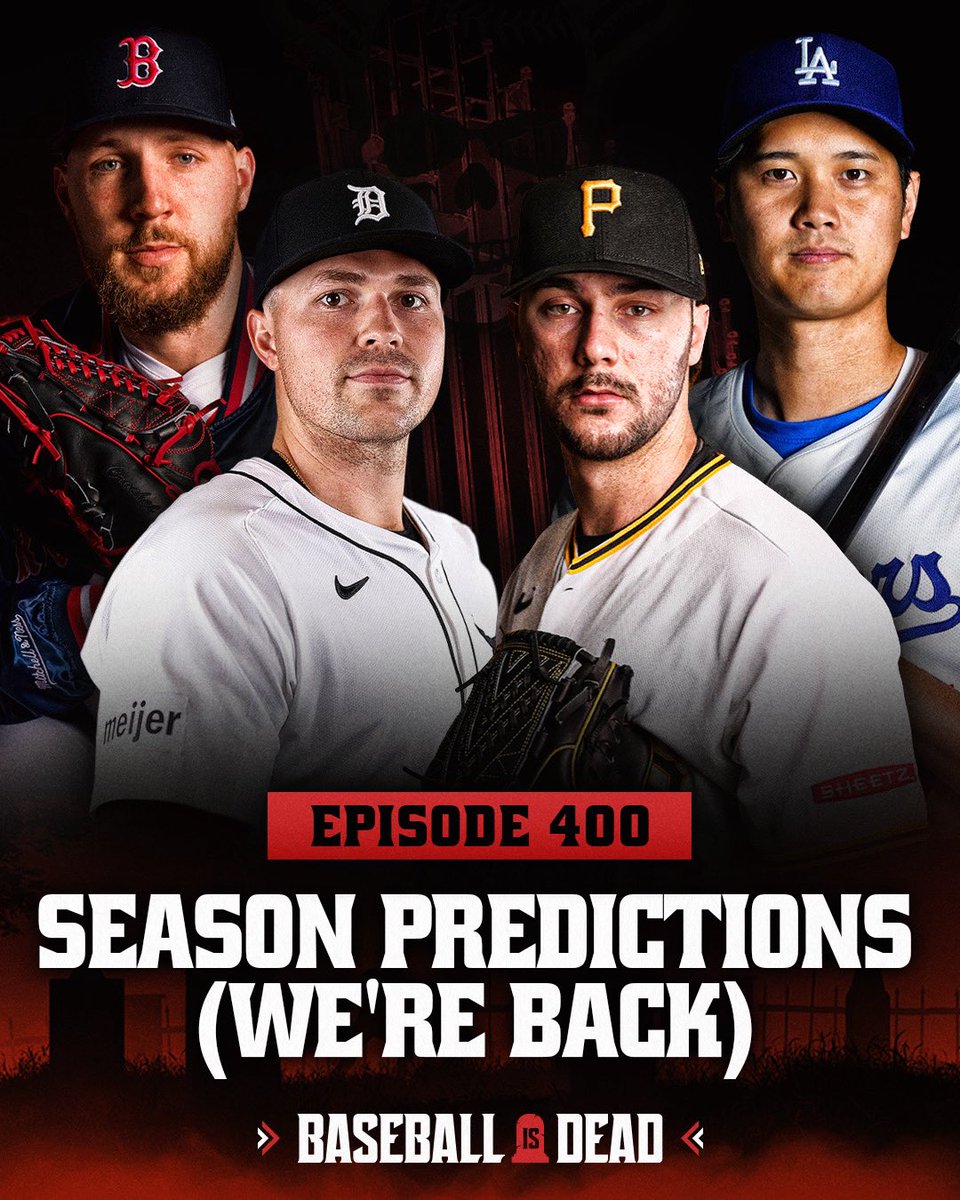 EPISODE #400 - BID IS BACK with season predictions!

-MVPs
-ROYs
-Cy Young Awards
-Wild Card &amp; Division Winners
-World Series Winners
-ABS System Reaction

Watch/Listen: beacons.ai/baseballisdead…