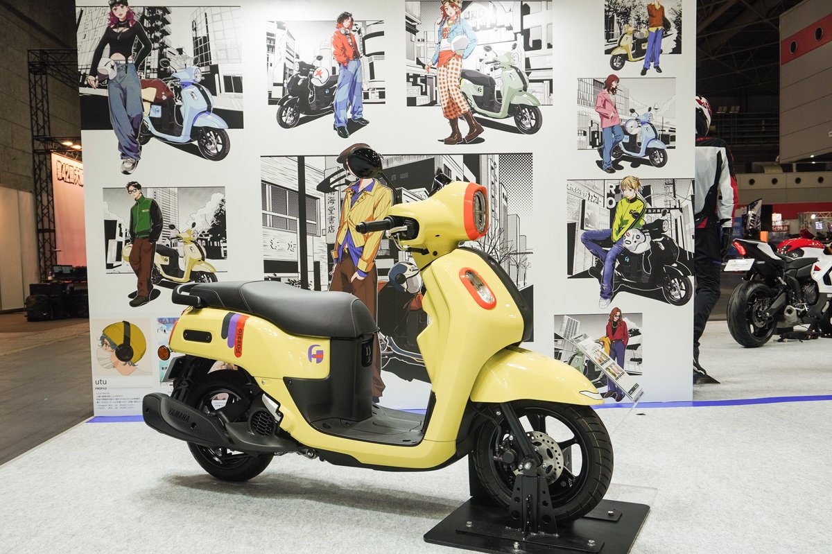 responsejp's tweet image. 「可愛くて推せる！」ヤマハの新型ネオレトロスクーター『Fazzio』が大阪・東京ショーでも人気に、SNSでは“入荷報告”も続々
response.jp/article/2026/0…

#バイク #新型車 #ヤマハ #125cc #東京モーターサイクルショー