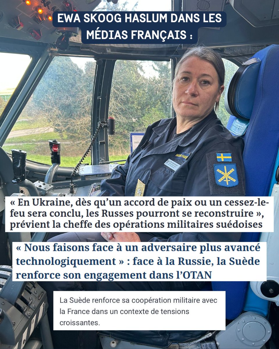 Caroline Vicini, Ambassadrice de Suède en France tweet media