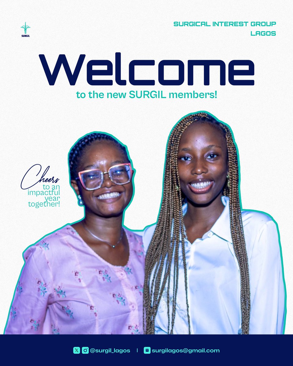 Welcome aboard, future surgeons! 🩺💙

We’re excited to officially welcome YOU our newest members to SURGIL. 

We’d love to hear from you.....how did it feel getting accepted into SURGIL? Share your excitement with us! 🎉

©️SURGIL🩵

#NewMembers #FutureSurgeons