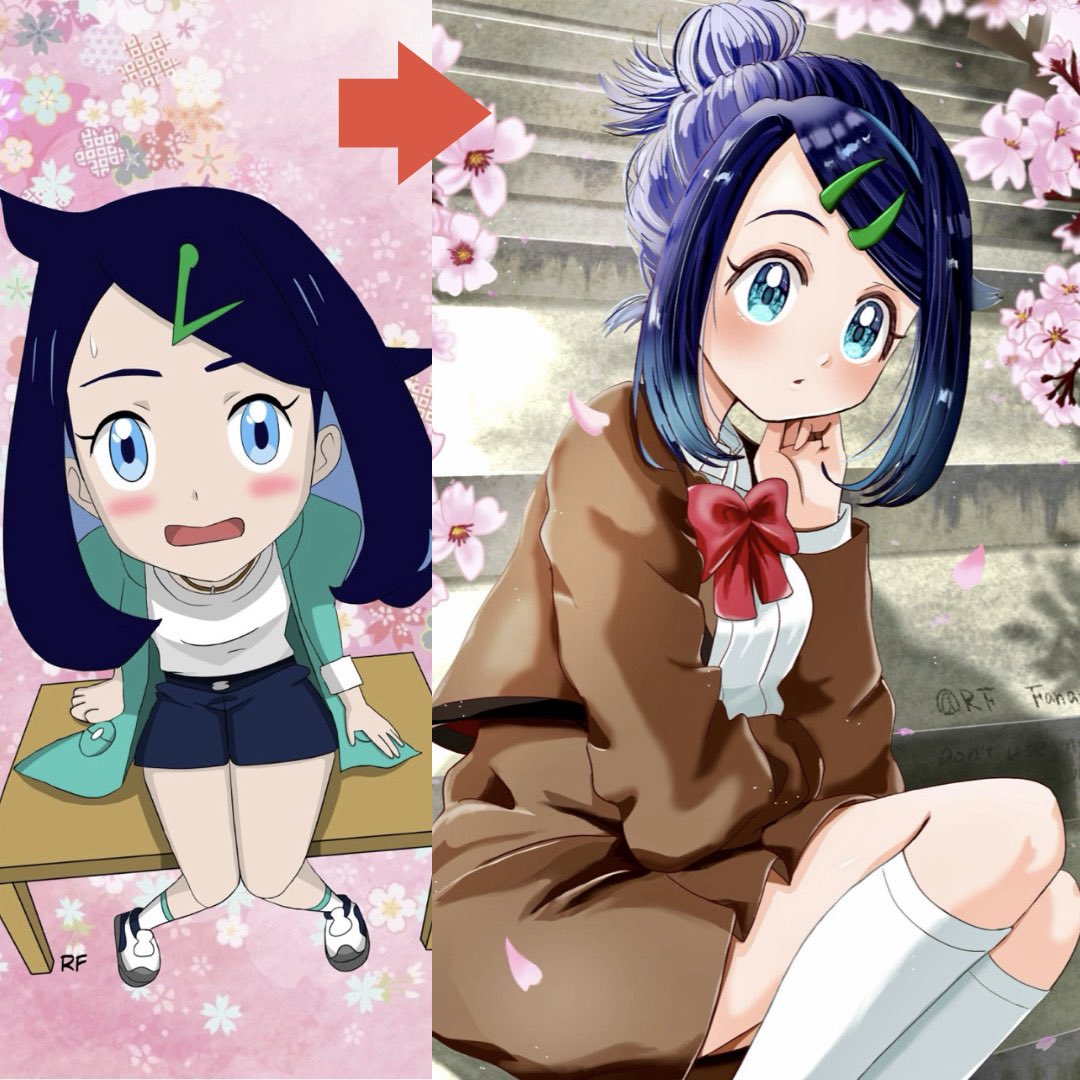 ２年前もリちゃんで桜背景で(２年前の背景は素材)描いてました🎨
色々ありましたが基本飽き性な自分が２年も描くことを継続できて、理想の形に少しずつ近づけているかな？！支えてくれてる皆様ありがとうございます✨😭