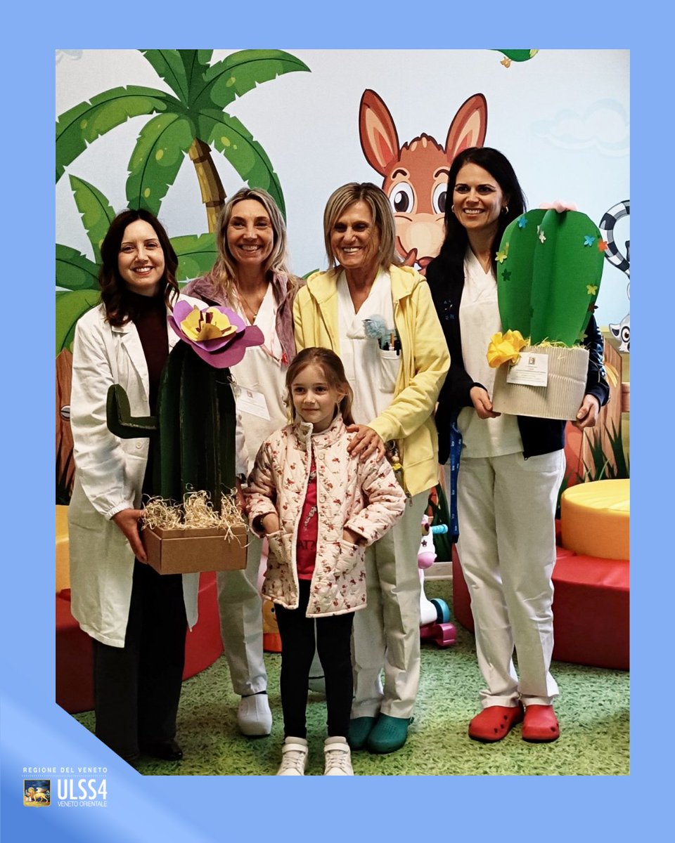ulss10's tweet photo. 2 aprile – Giornata di sensibilizzazione sull’#autismo, i ragazzi dell’Istituto Comprensivo Romolo Onor hanno realizzato e donato dei cactus a diverse realtà del territorio. Questo dono è arrivato nei reparti di Pronto Soccorso, Pediatria e Neuropsichiatria di San Donà di Piave. https://t.co/QFySOMUCGs