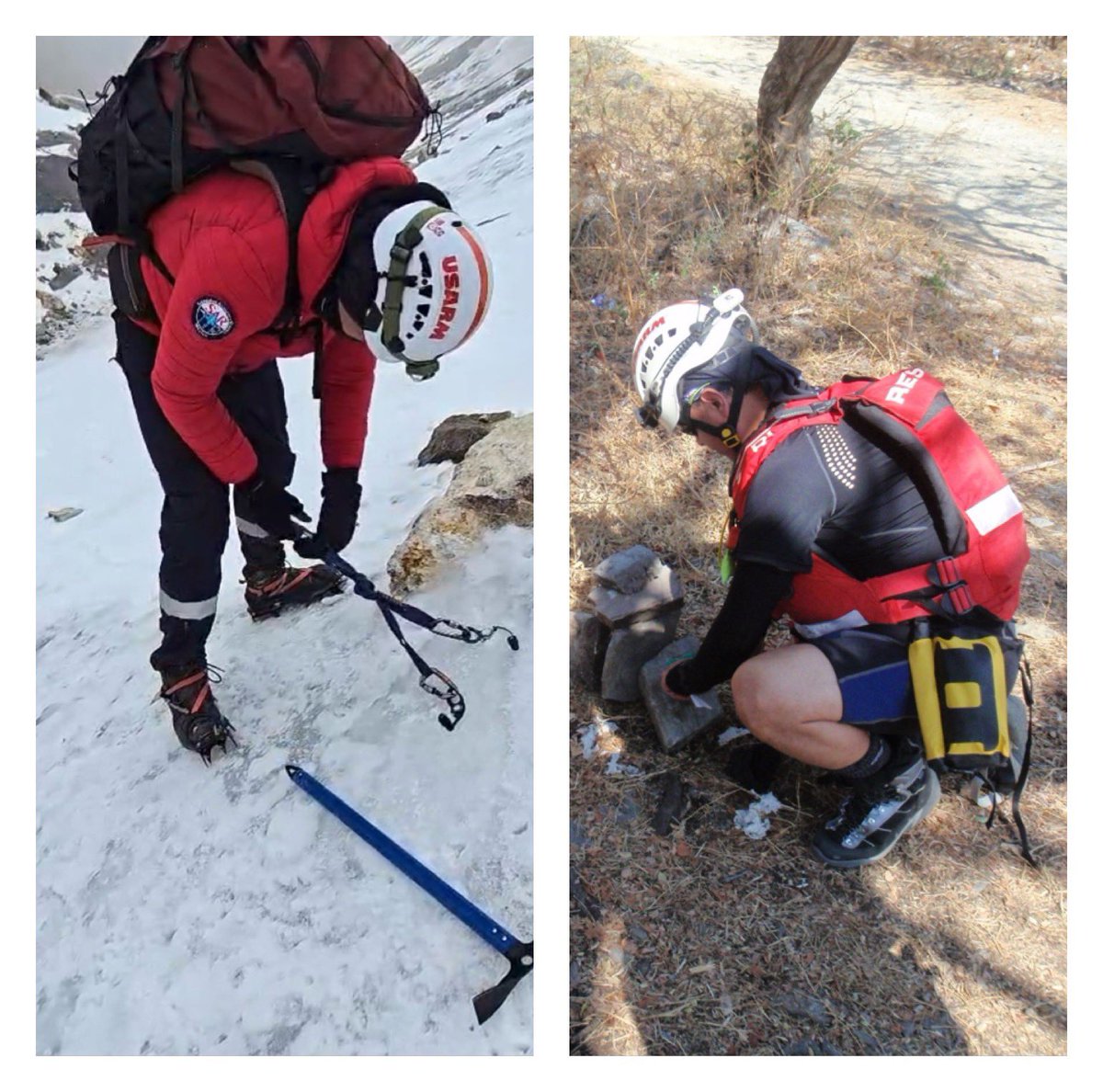 USARM's tweet image. Mismo día, diferente lugar
Diferente operador, mismo espíritu 
#USARM En tormenta y calma!