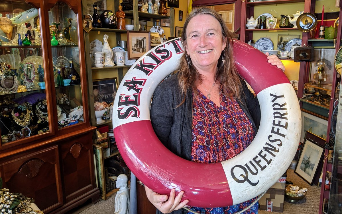 adrianmahoney's tweet photo. My client @SeaKistAntiques in South Queensferry has shut up shop. Over the years the store attracted TV stars and even Hollywood's Brooke Shields. Best of luck to owner Jenni, who's retiring. https://t.co/ipVT4ak2vs https://t.co/kCMvNRcn0A