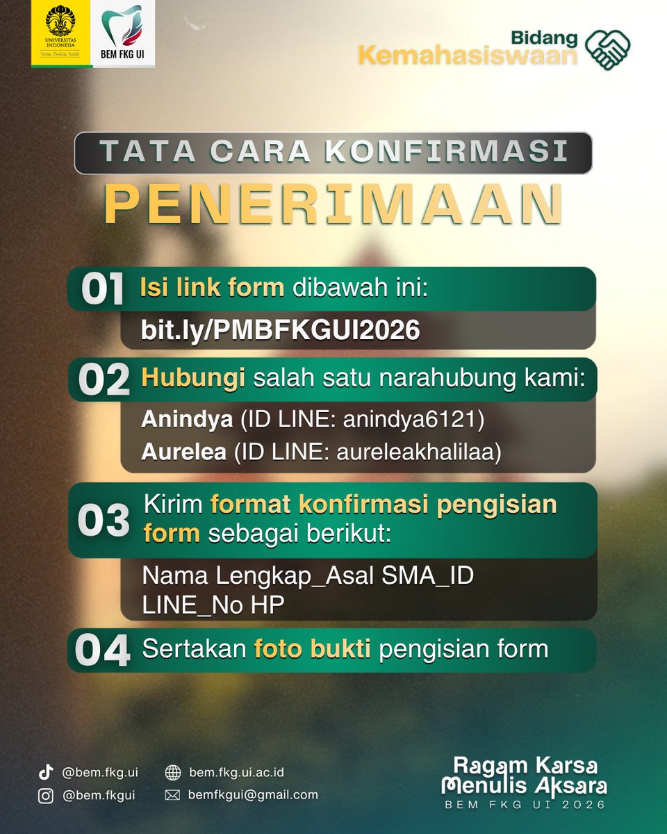 BEM FKG UI 2026 tweet media