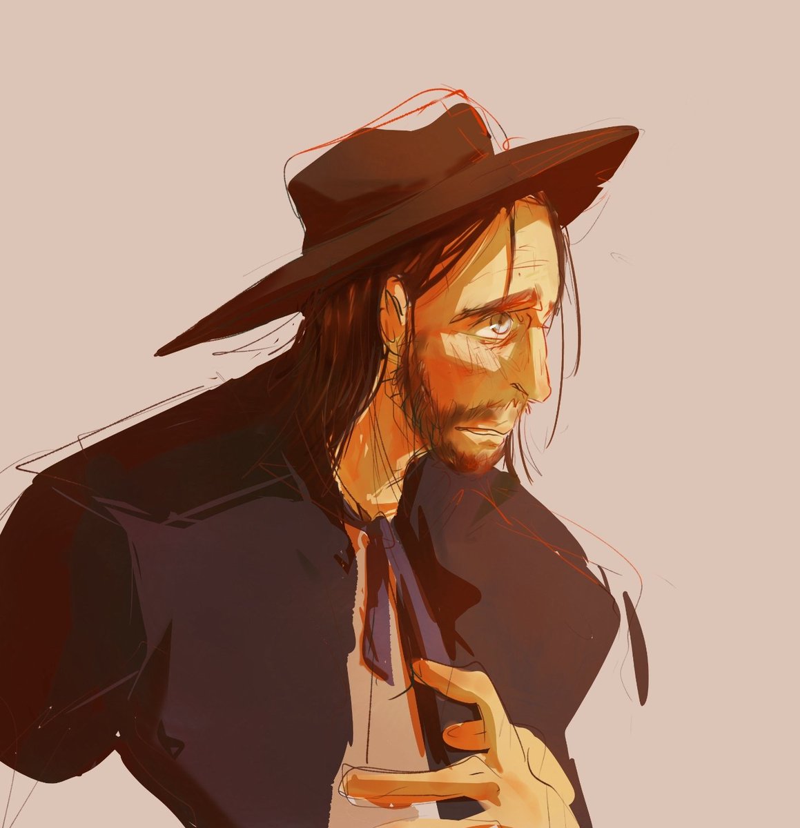 Croiplant's tweet photo. Bunch of quick Kieran Duffy sketchs 🐴
#rdr2 https://t.co/5jT33nGz7t